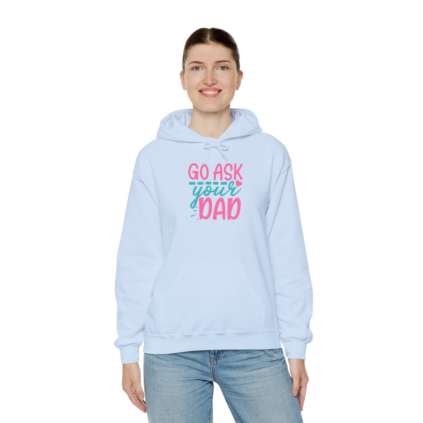"Ask Your Dad" Kapuzenpullover – Moderner Streetwear Look