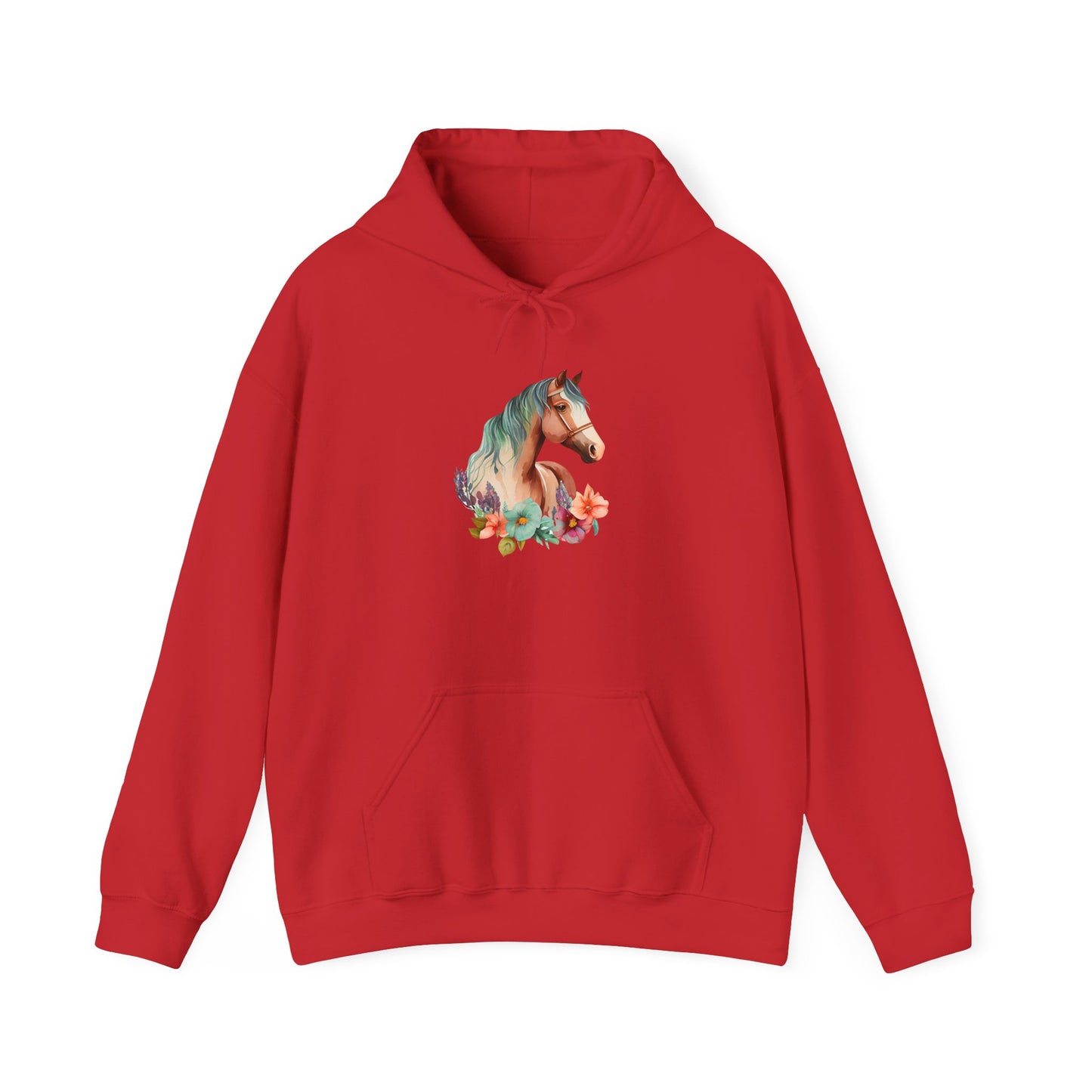 "Horse Flower" Hoodie – Unisex Streetwear Style