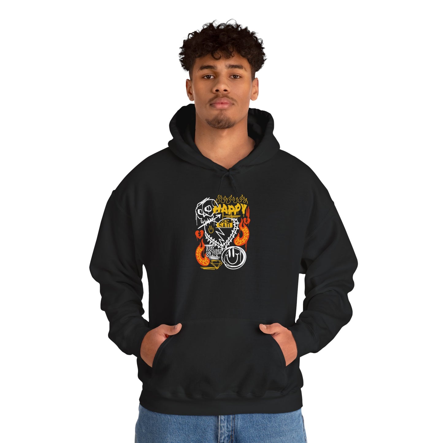 "Stay Focused" Hoodie – Unisex Streetwear Style