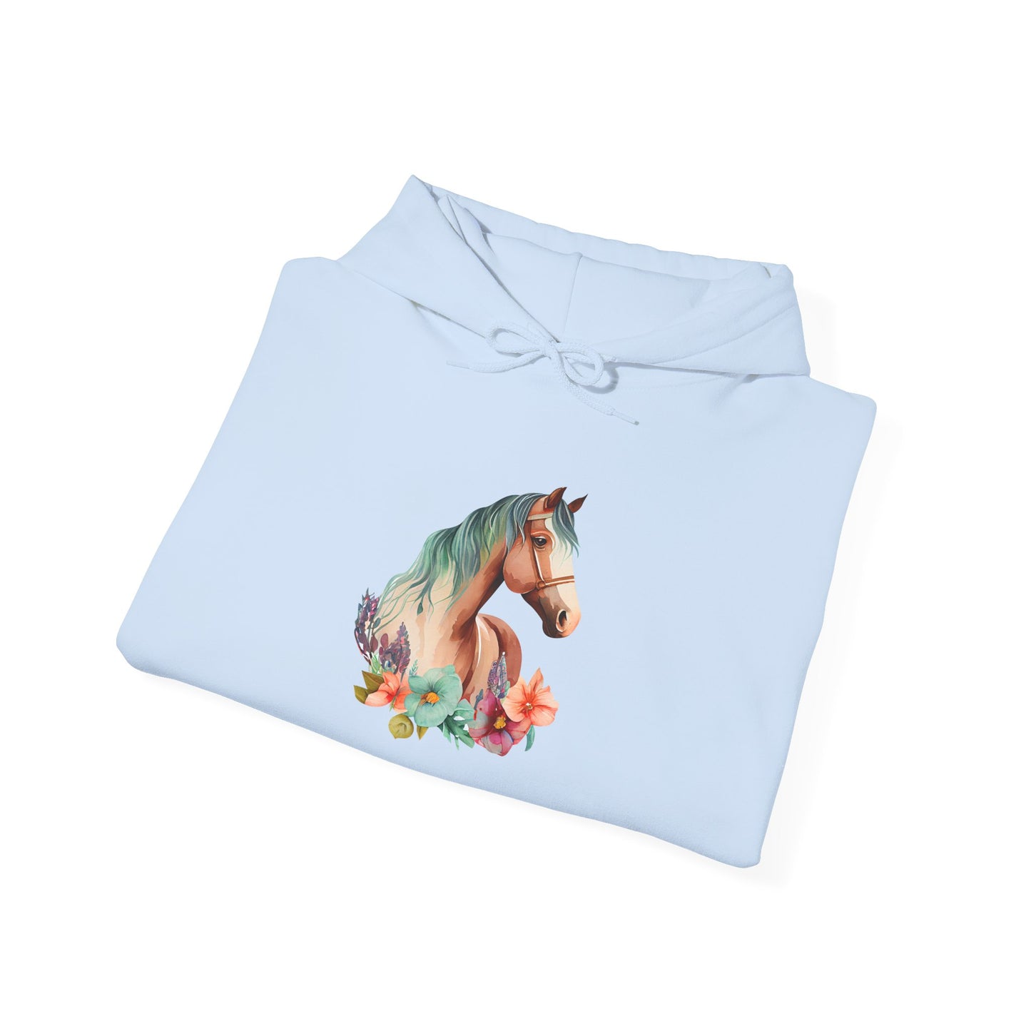 "Horse Flower" Hoodie – Unisex Streetwear Style