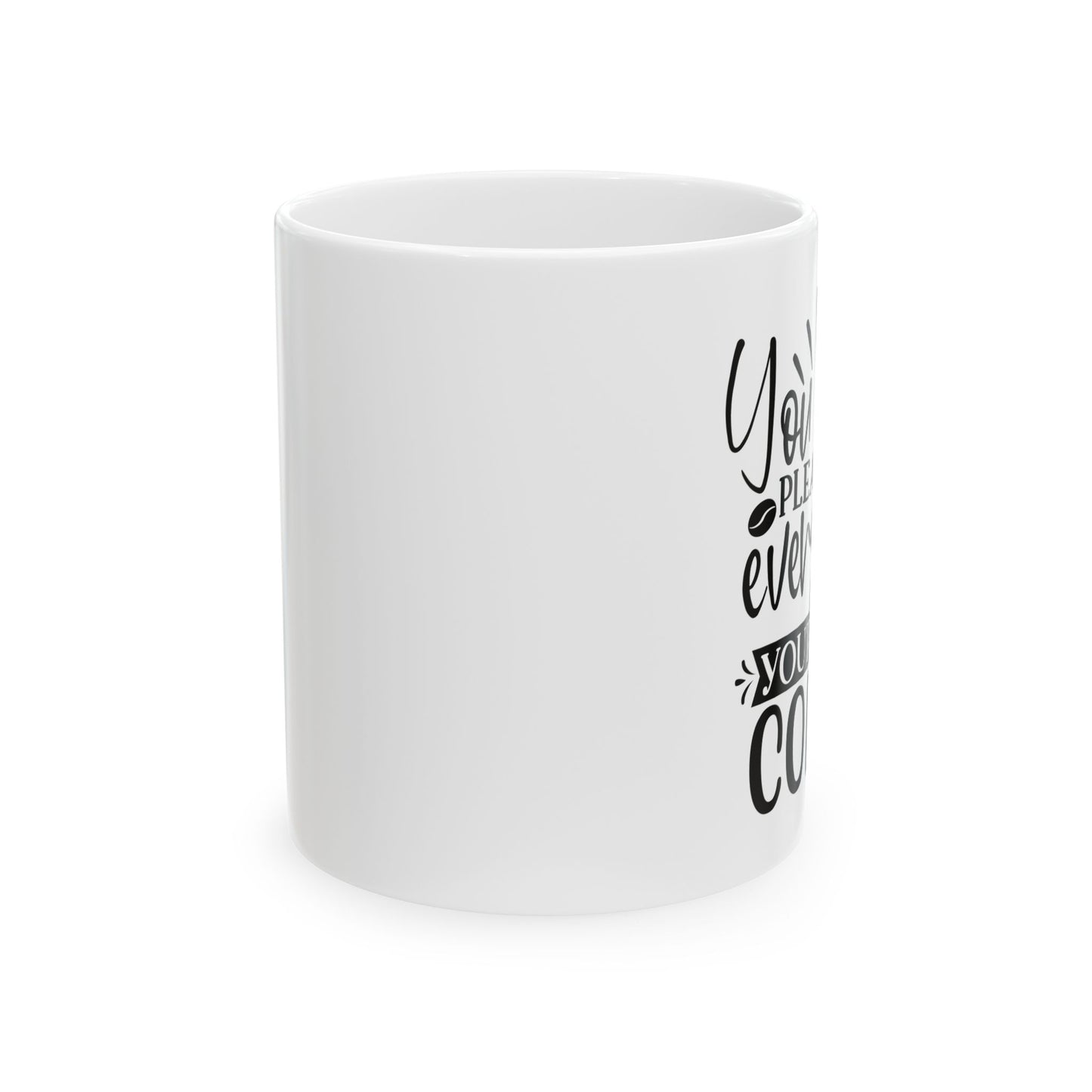 Bedruckte Kaffeetasse – 11oz (330 ml) – „Not Coffee“ – robust & stilvoll