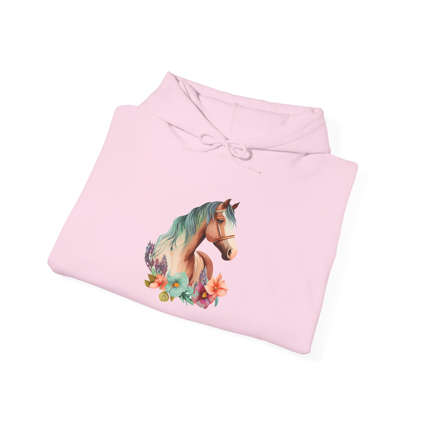 "Horse Flower" Hoodie – Unisex Streetwear Style