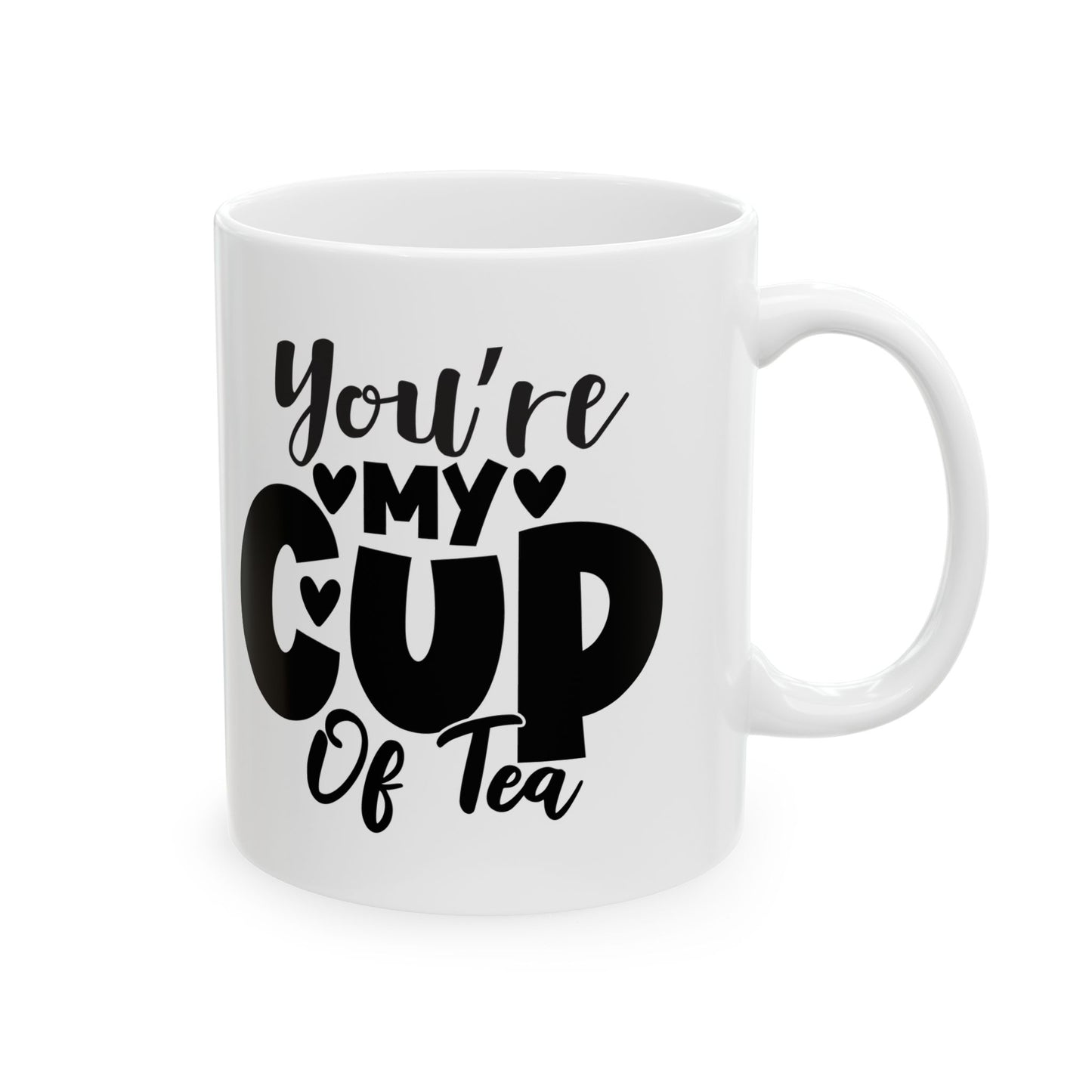 Bedruckte Kaffeetasse – 11oz (330 ml) – „Cup of Tea 10“ – robust & stilvoll