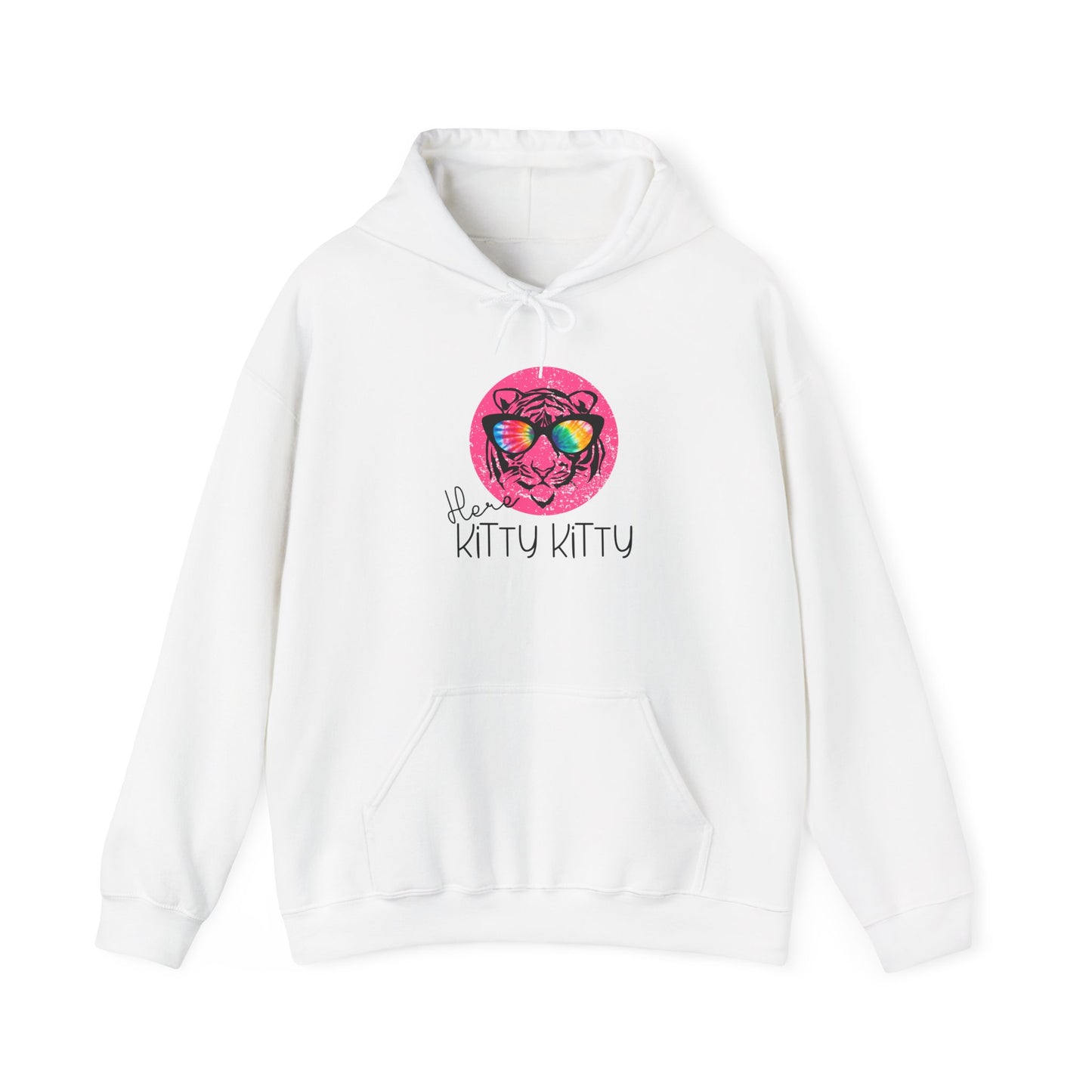 Gemütlicher Hoodie "Here Kitty" – Unisex Fit & Komfort