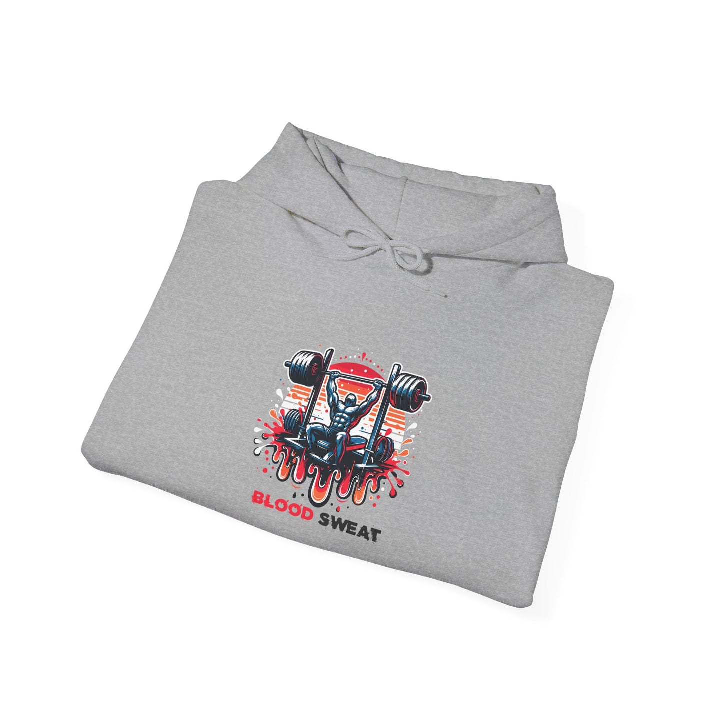 "Blood Sweat" Streetwear Hoodie – Stylisch & Alltagstauglich