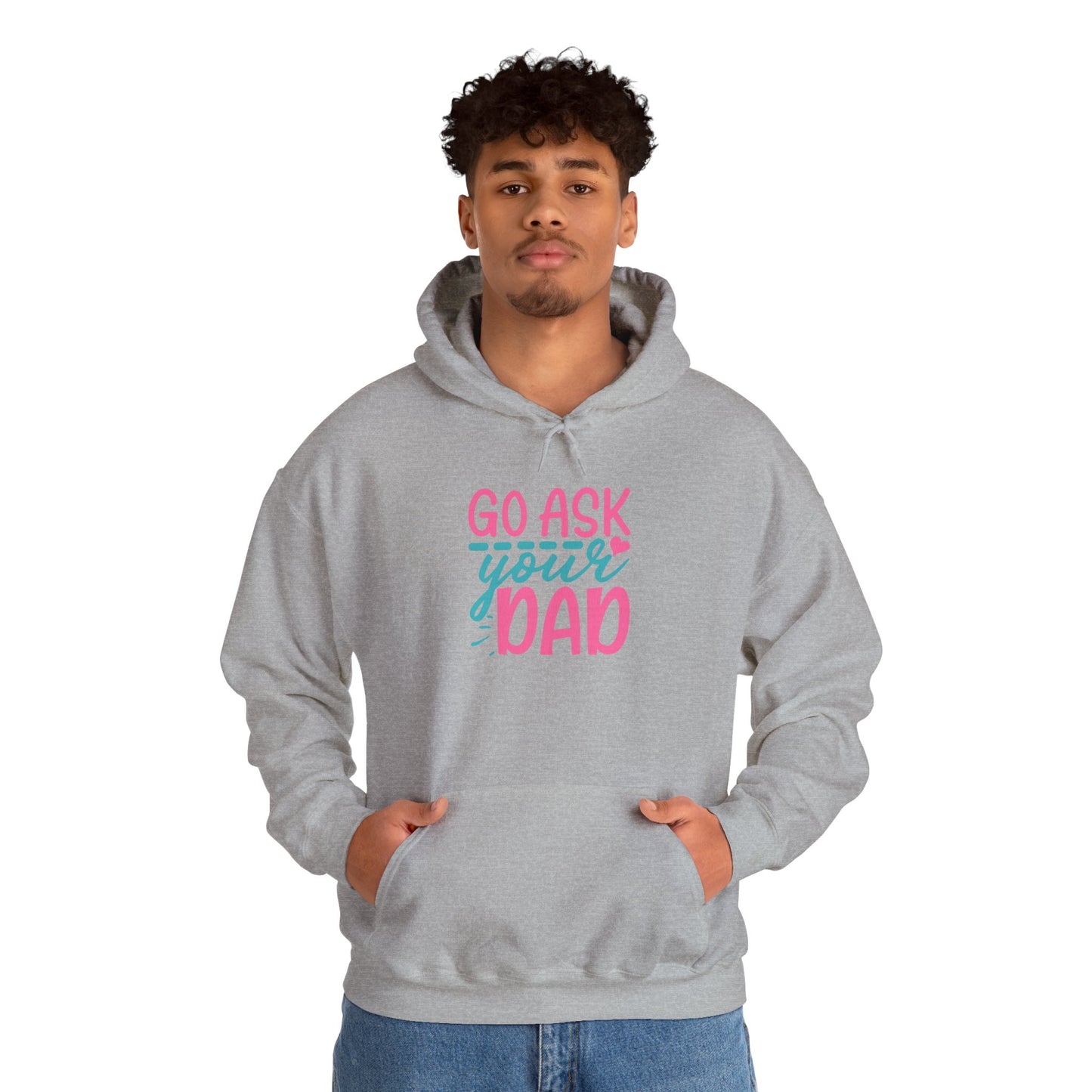 "Ask Your Dad" Kapuzenpullover – Moderner Streetwear Look