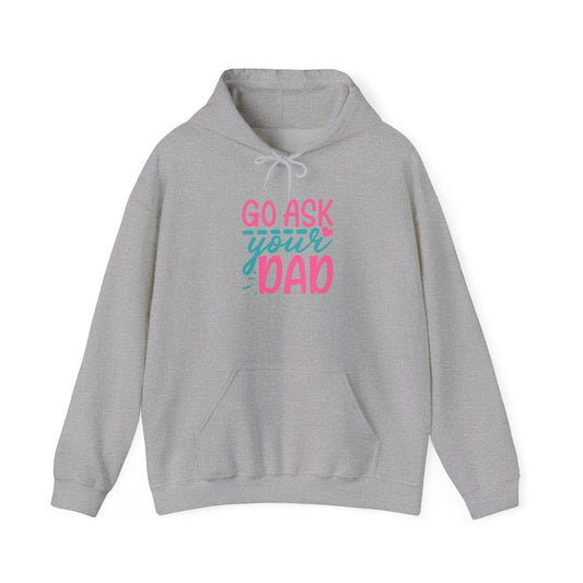"Ask Your Dad" Kapuzenpullover – Moderner Streetwear Look