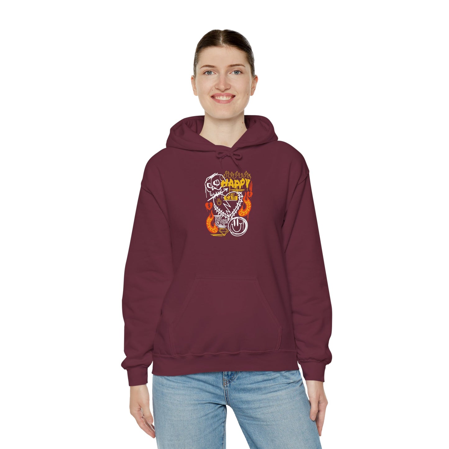 "Stay Focused" Hoodie – Unisex Streetwear Style