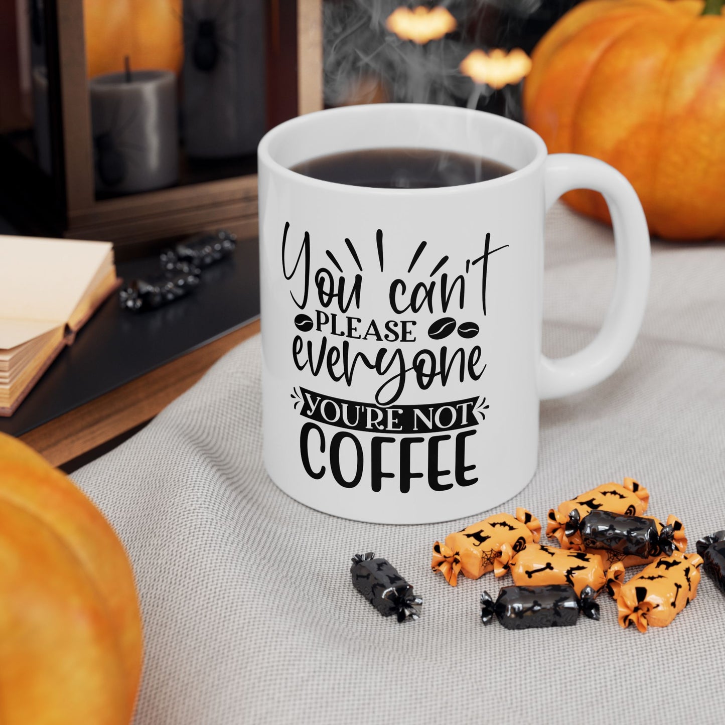 Bedruckte Kaffeetasse – 11oz (330 ml) – „Not Coffee“ – robust & stilvoll