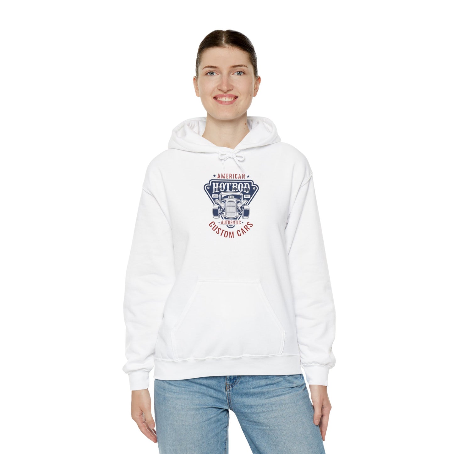 "American Hot Rod" Hoodie – Unisex Streetwear Style