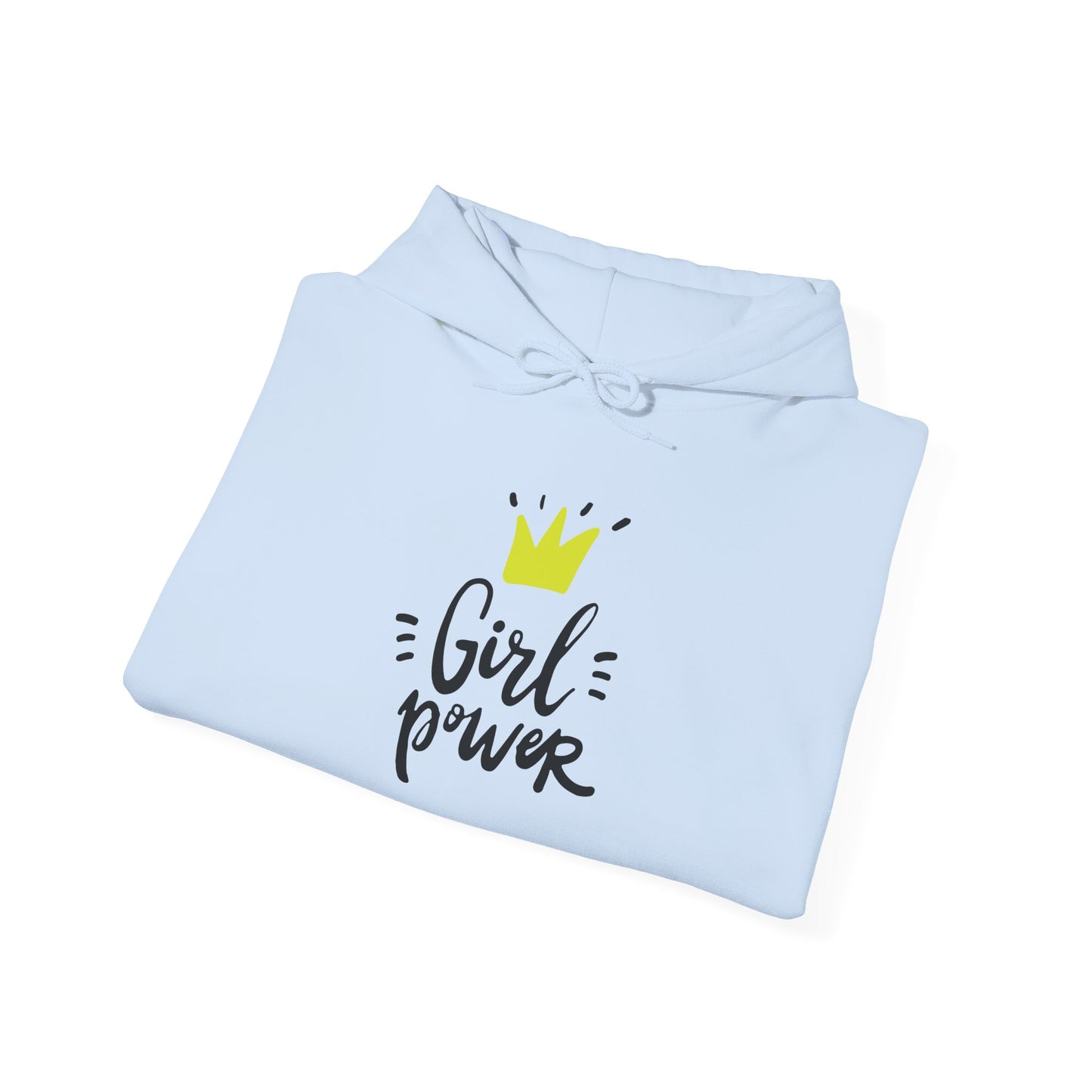 „Girl Power“ Artistic Unisex Hoodie – Unique Graphic Sweatshirt, Cozy Layer, Everyday Wear, Gift for Him/Her, Casual Fashion