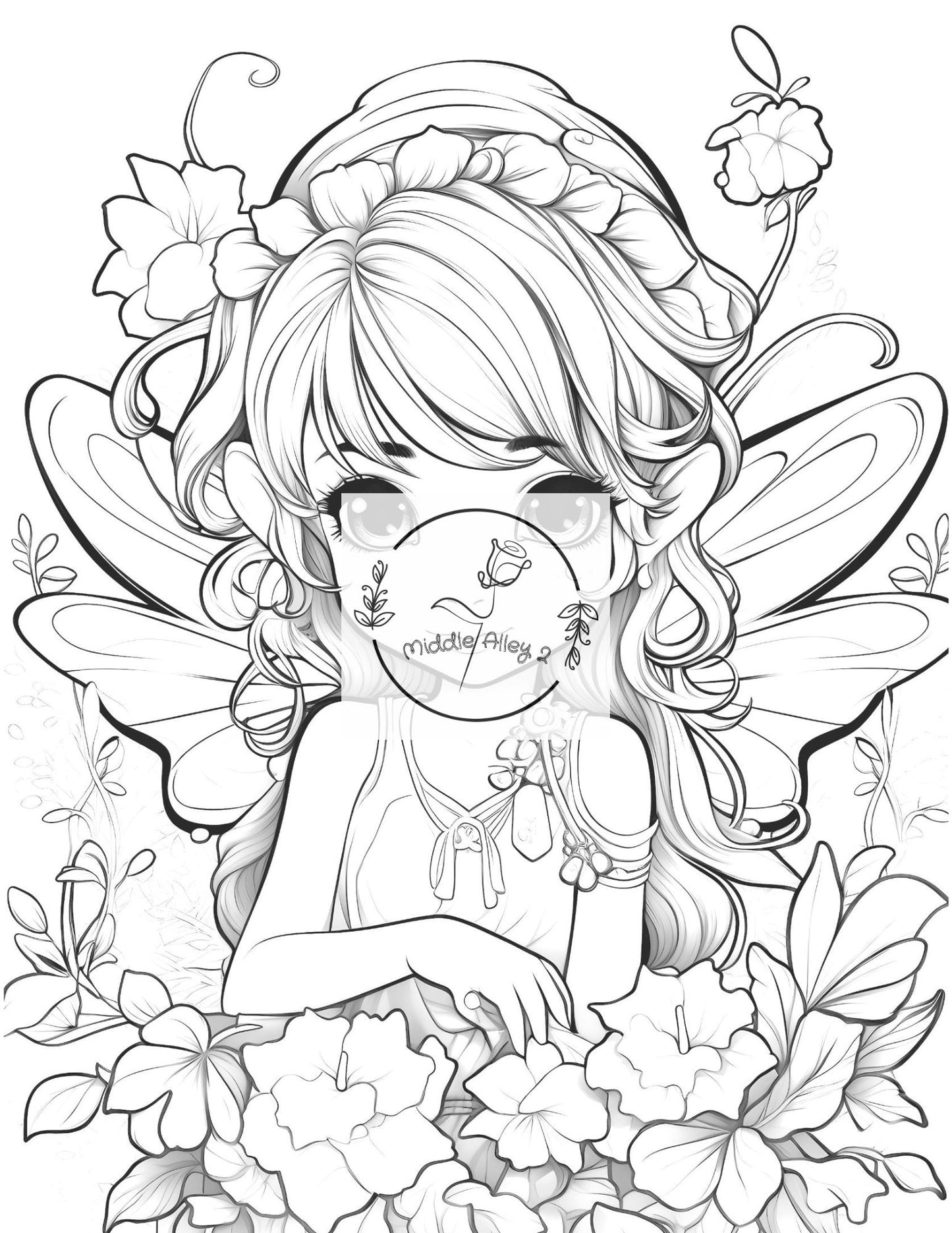 🧚♀️✨ „Junge Feenwelt – Das Malbuch mit 50 zauberhaften Young Fairies Motiven“ 🌸🎨