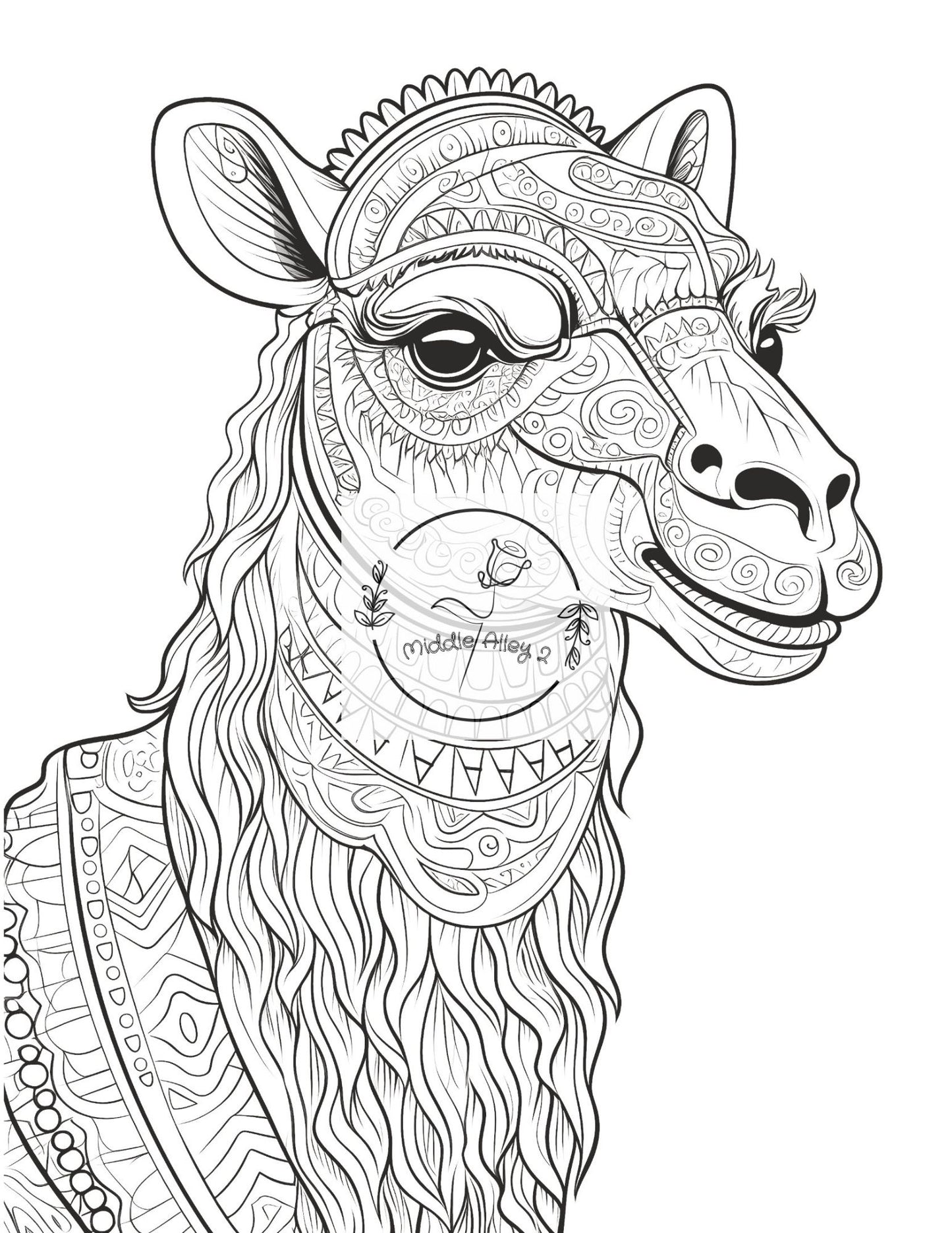 🦁🎨 „Tierische Harmonie – Malbuch mit 50 Mandala Tiermotiven“ 🌿🌀 Entspannung, Kreativität und meditative Tiermotive für Kinder & Erwachsene