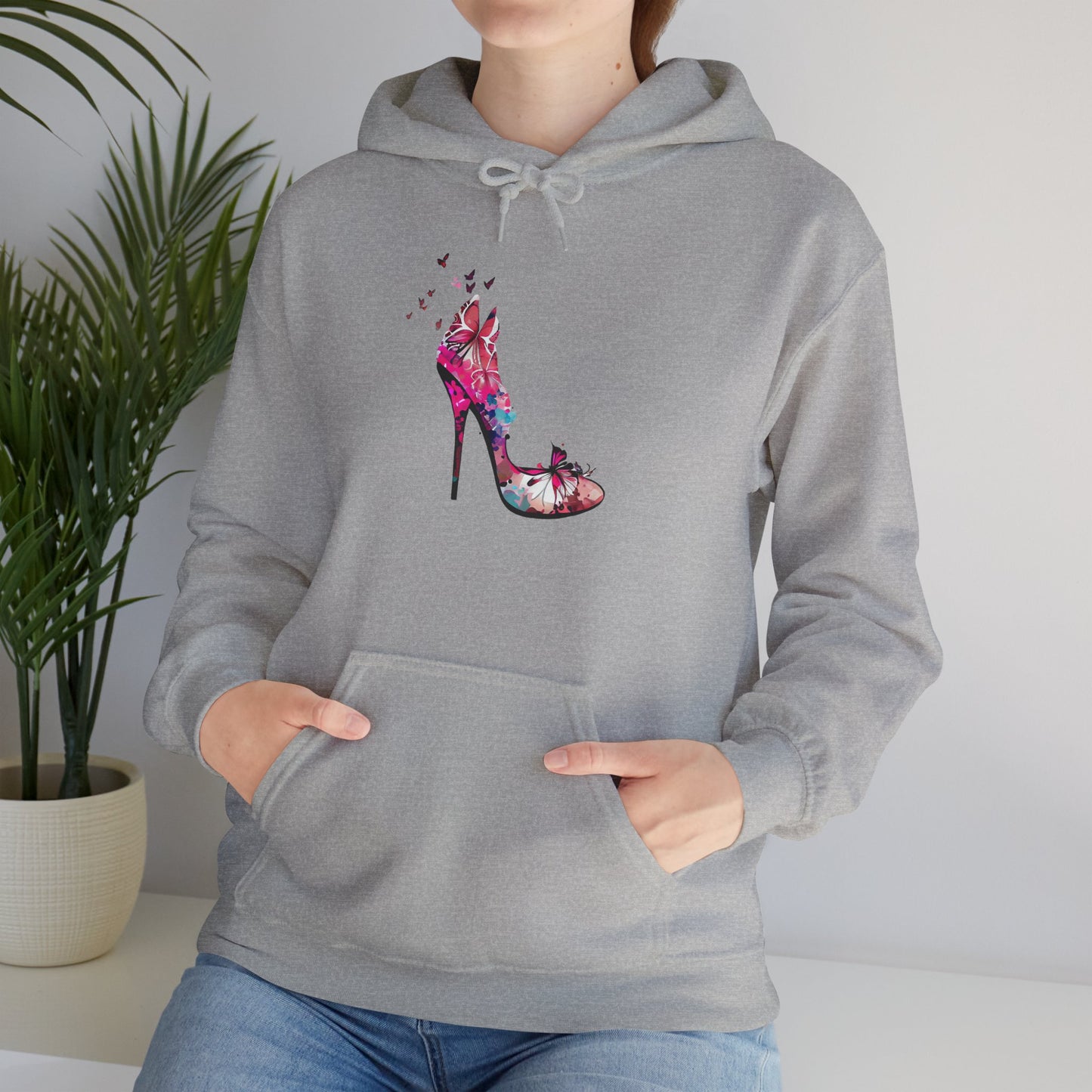 Gemütlicher Hoodie "Butterfly Shoe" – Unisex Fit & Komfort