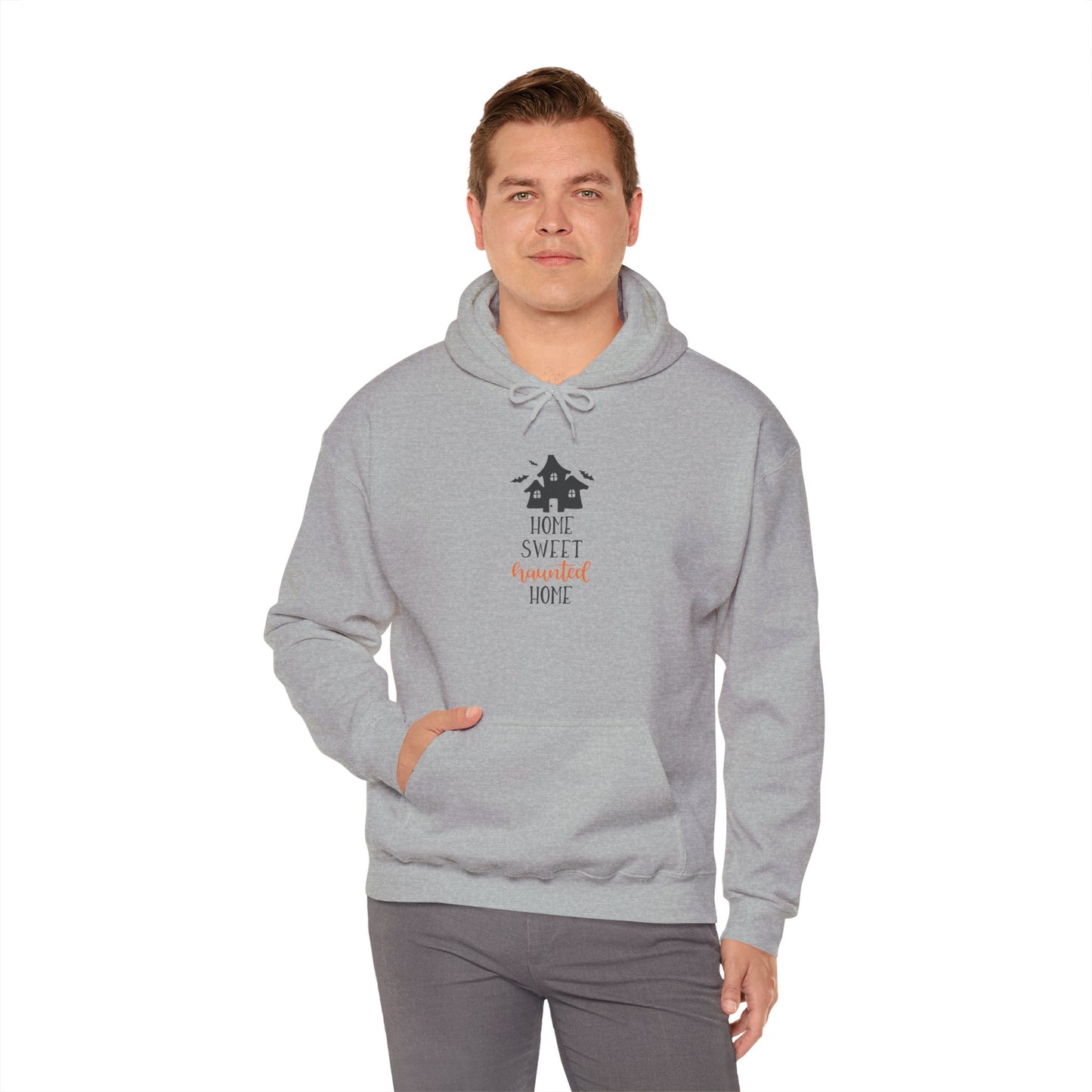 "Haunted Home" Hoodie – Unisex Streetwear Style