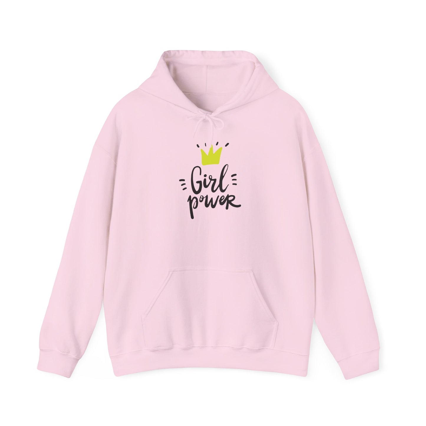 „Girl Power“ Artistic Unisex Hoodie – Unique Graphic Sweatshirt, Cozy Layer, Everyday Wear, Gift for Him/Her, Casual Fashion