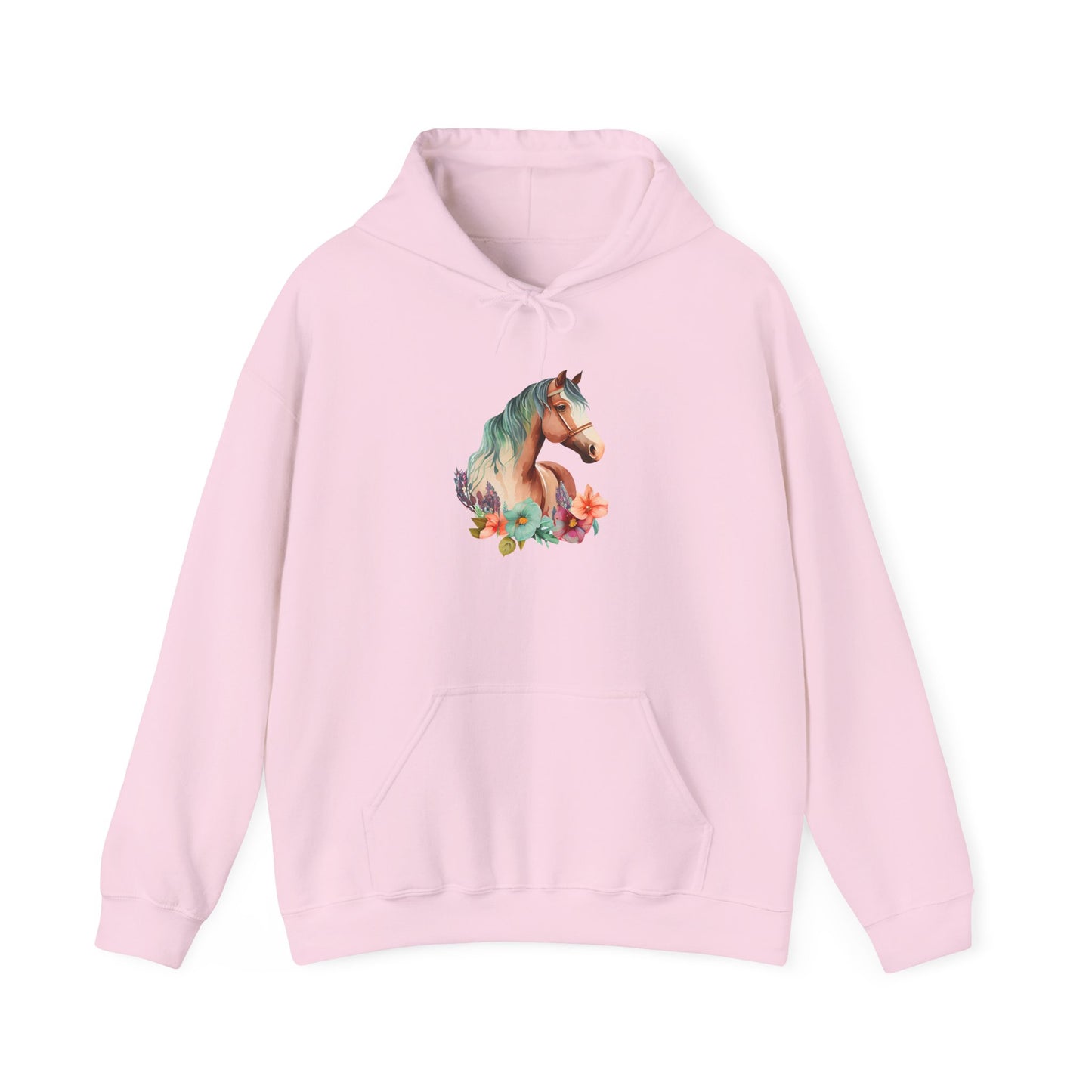 "Horse Flower" Hoodie – Unisex Streetwear Style
