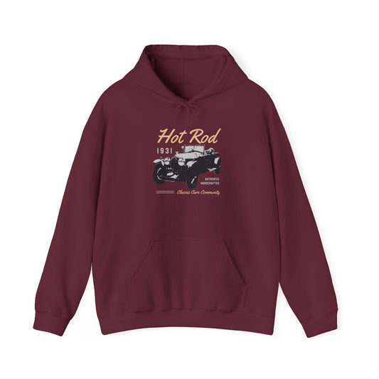 "1931 Hot Rod" Hoodie – Unisex Streetwear Style