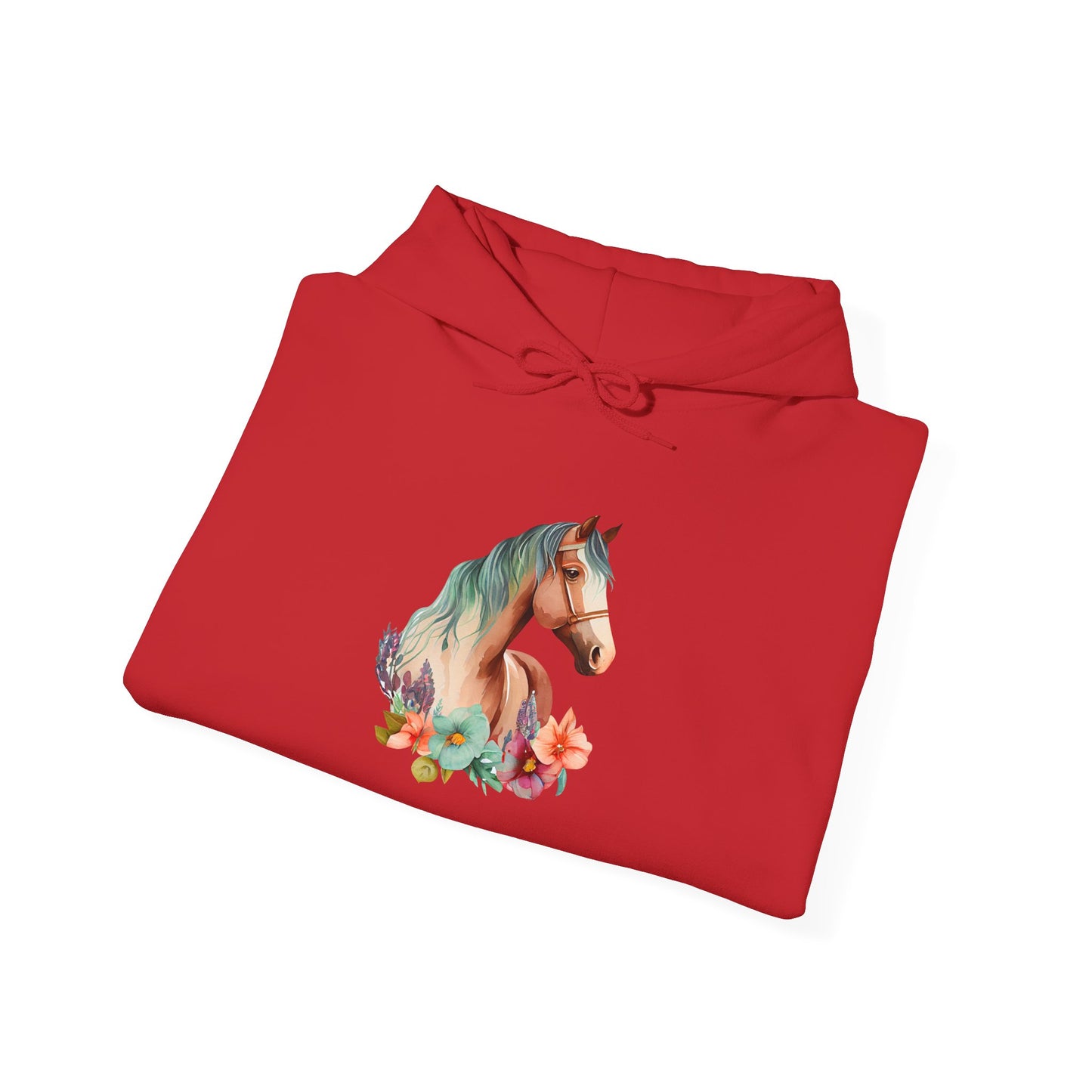 "Horse Flower" Hoodie – Unisex Streetwear Style