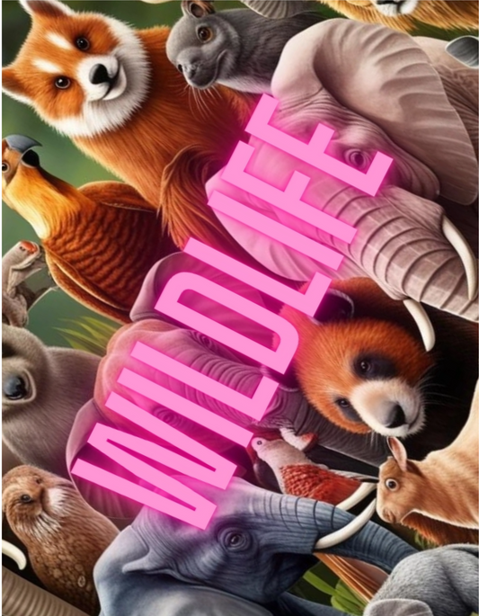 🦁🖍️ „Wildlife – 40 wilde Tiere zum Ausmalen“ 🐘🦜