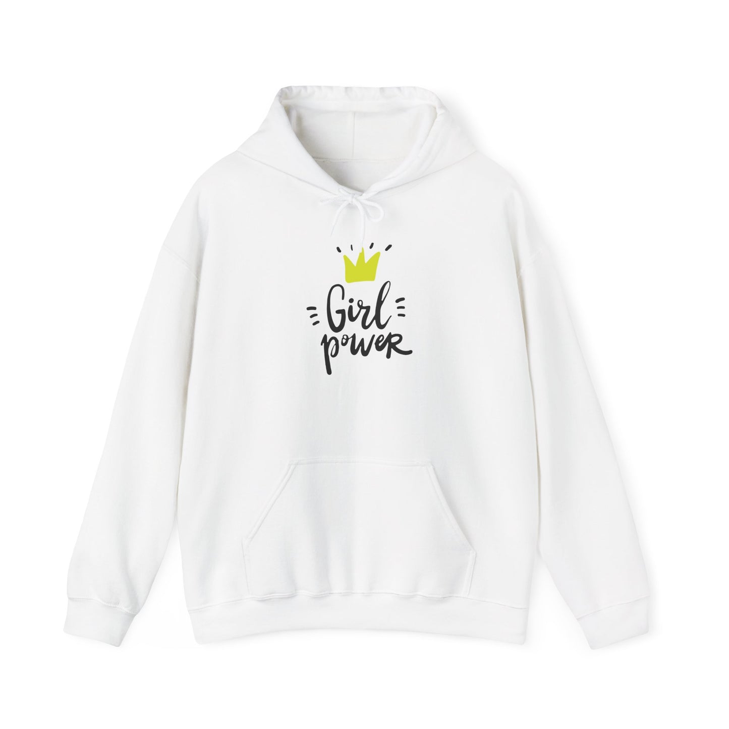 „Girl Power“ Artistic Unisex Hoodie – Unique Graphic Sweatshirt, Cozy Layer, Everyday Wear, Gift for Him/Her, Casual Fashion
