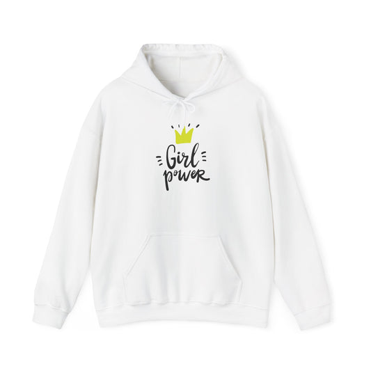 „Girl Power“ Artistic Unisex Hoodie – Unique Graphic Sweatshirt, Cozy Layer, Everyday Wear, Gift for Him/Her, Casual Fashion