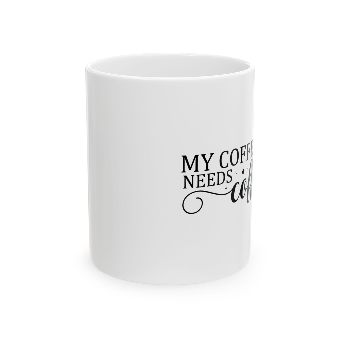 Bedruckte Kaffeetasse – 11oz (330 ml) – "My Coffee" – robust & stilvoll