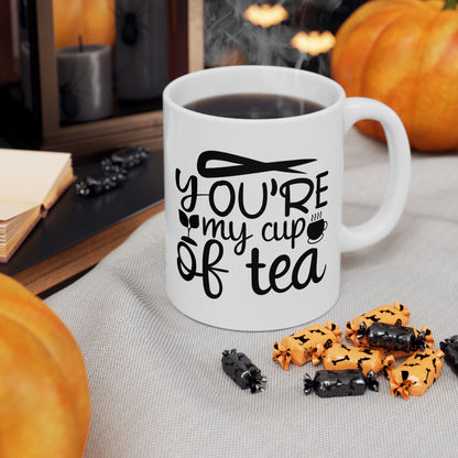 Bedruckte Kaffeetasse – 11oz (330 ml) – „Cup of Tea 2“ – robust & stilvoll