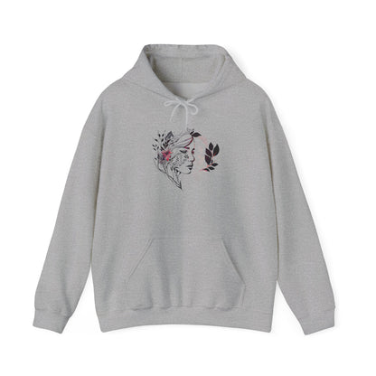 Artistic Unisex Hoodie – Unique Graphic Sweatshirt, Cozy Layer, Everyday Wear, Gift for Him/Her, Casual Fashion
