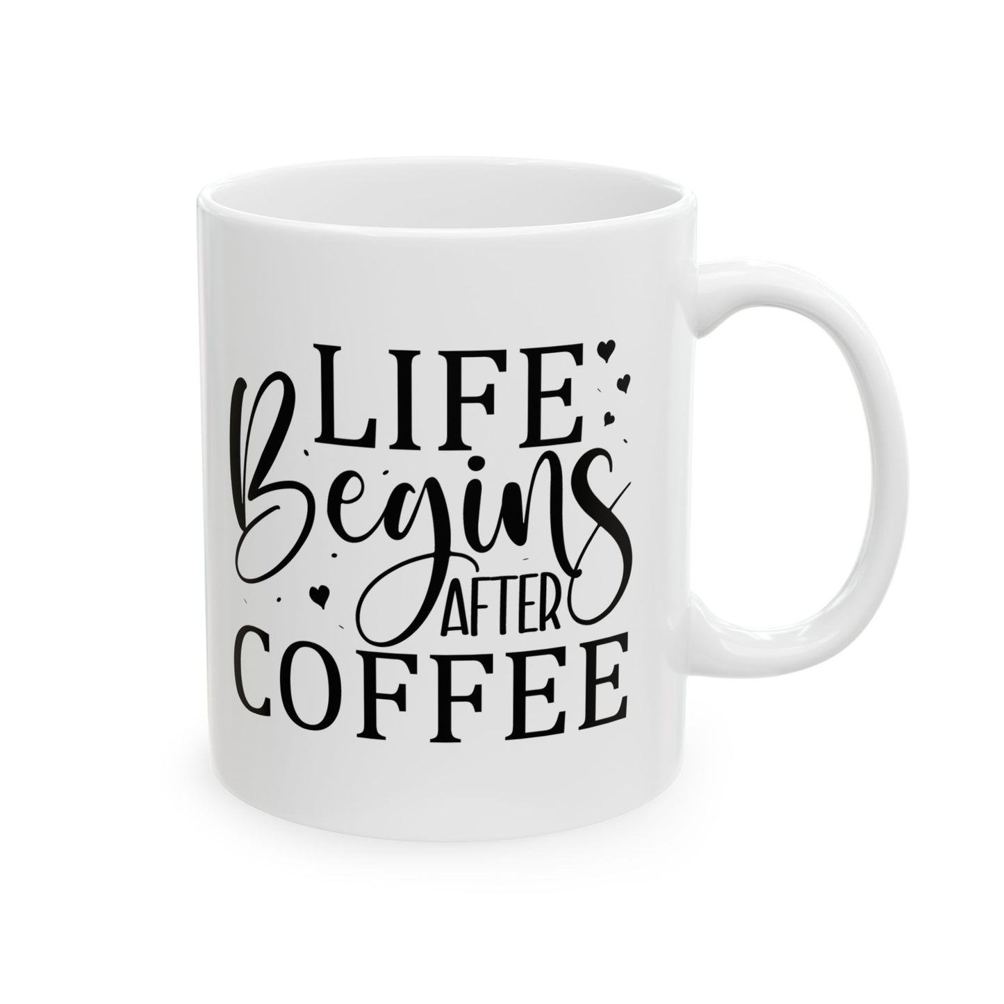 Bedruckte Kaffeetasse – 11oz (330 ml) – "After Coffee" – robust & stilvoll