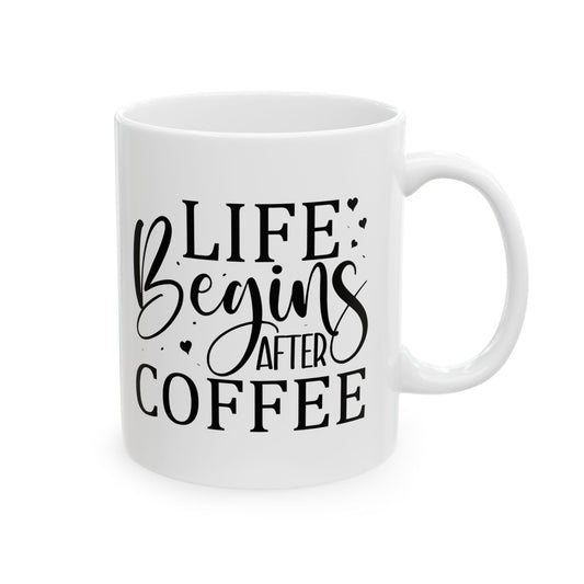 Bedruckte Kaffeetasse – 11oz (330 ml) – "After Coffee" – robust & stilvoll