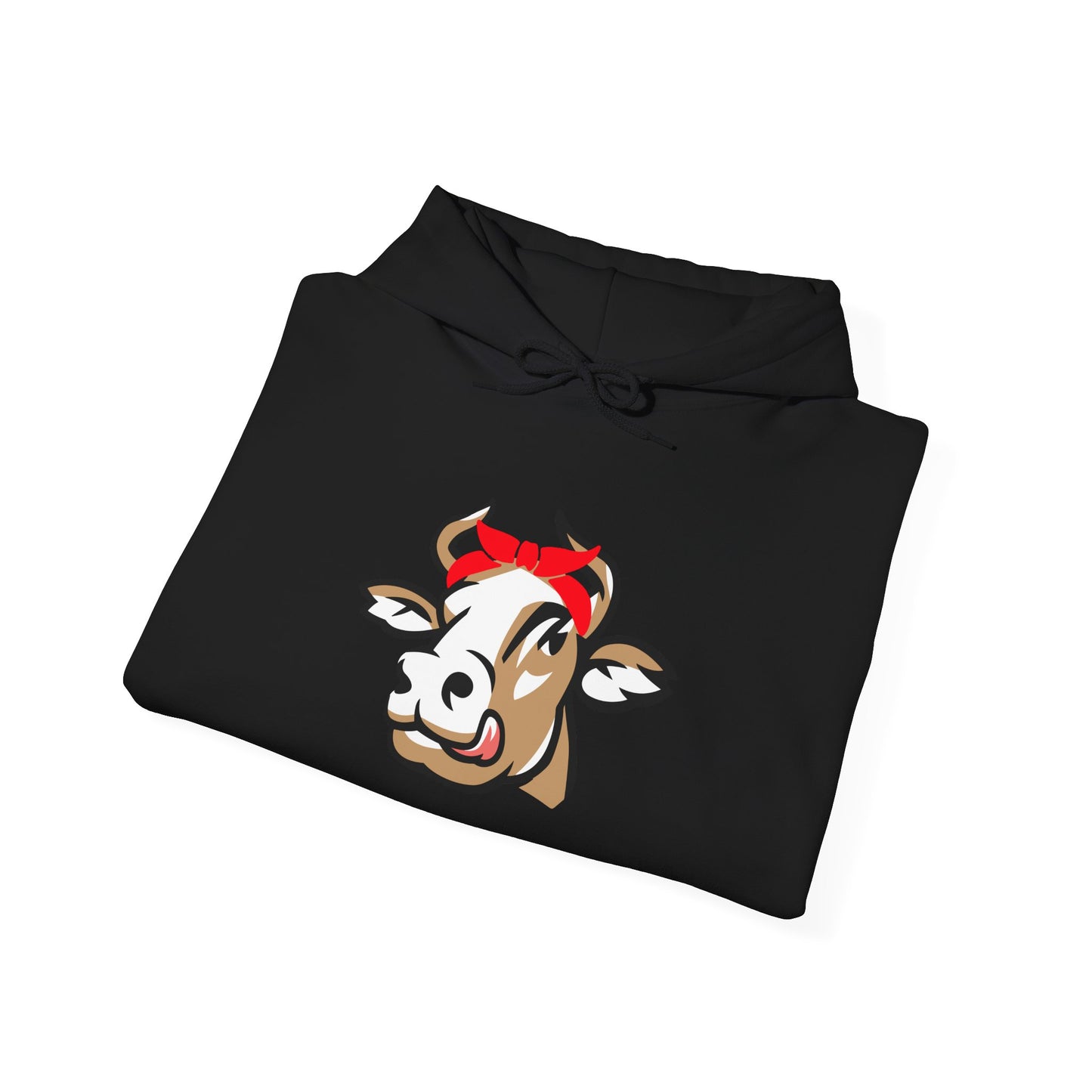 Kapuzenpullover "Cow" – Perfekt für Freizeit & Alltag