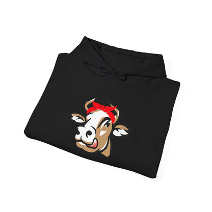 Kapuzenpullover "Cow" – Perfekt für Freizeit & Alltag