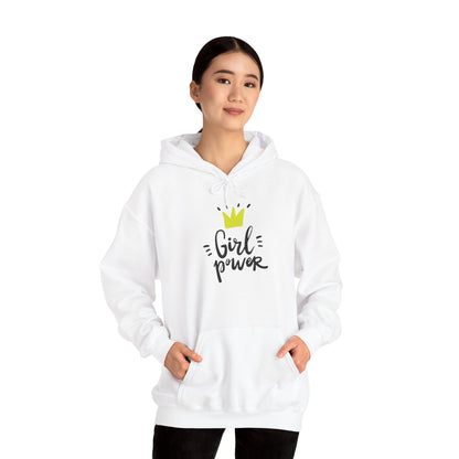 „Girl Power“ Artistic Unisex Hoodie – Unique Graphic Sweatshirt, Cozy Layer, Everyday Wear, Gift for Him/Her, Casual Fashion
