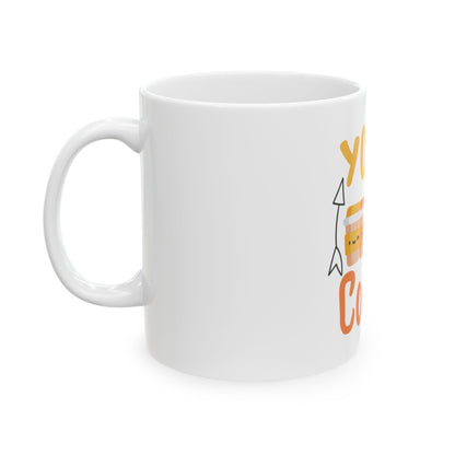 Bedruckte Kaffeetasse – 11oz (330 ml) – „You and Me“ – robust & stilvoll