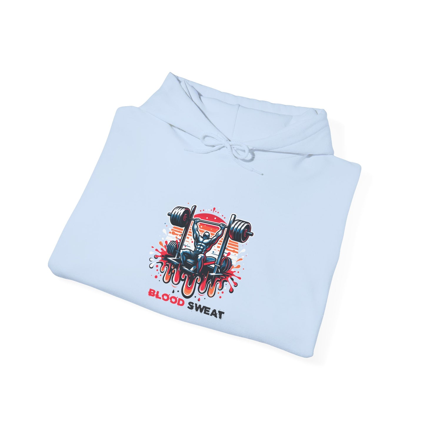 "Blood Sweat" Streetwear Hoodie – Stylisch & Alltagstauglich