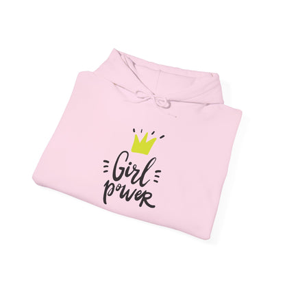 „Girl Power“ Artistic Unisex Hoodie – Unique Graphic Sweatshirt, Cozy Layer, Everyday Wear, Gift for Him/Her, Casual Fashion