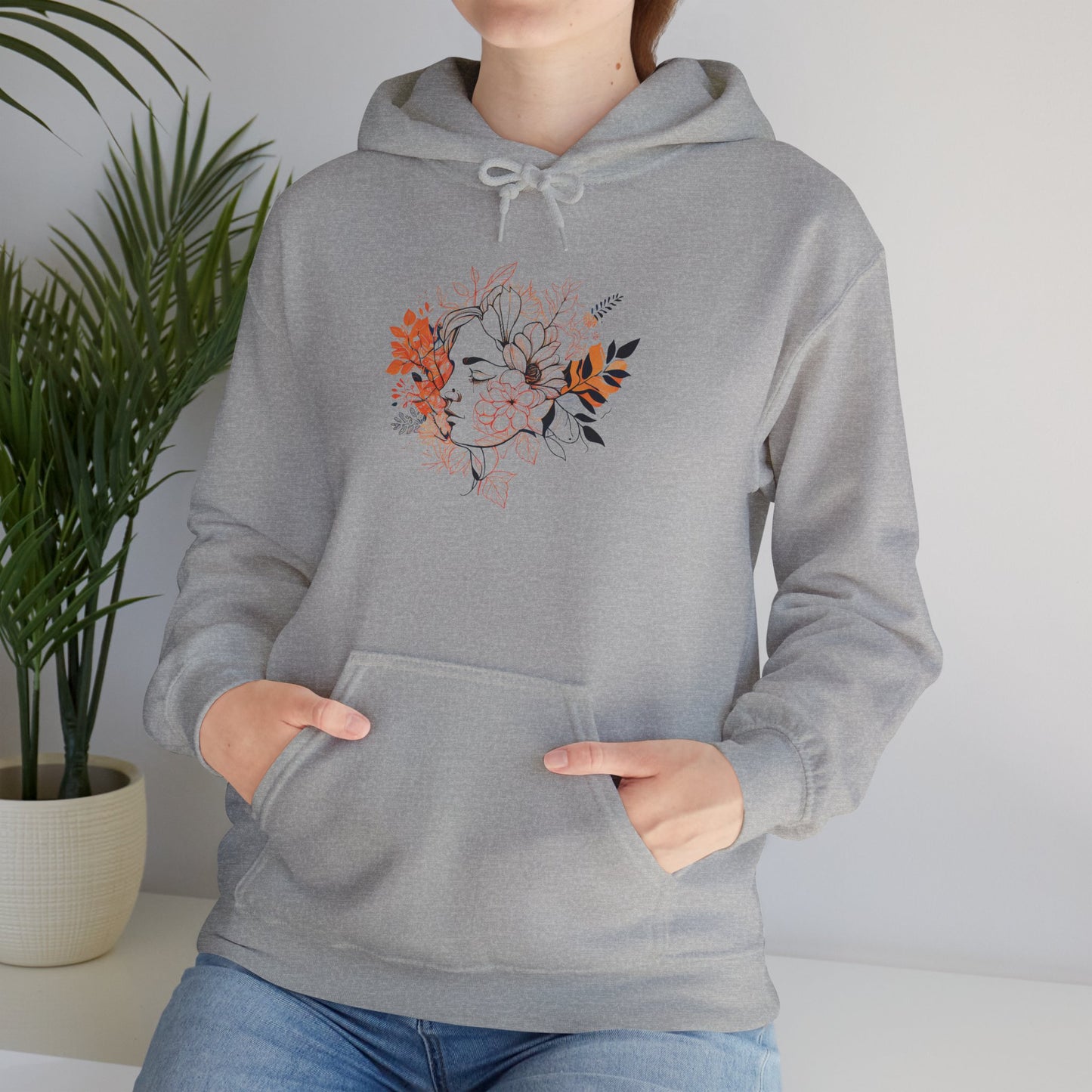 Artistic Unisex Hoodie – Unique Graphic Sweatshirt, Cozy Layer, Everyday Wear, Gift for Him/Her, Casual Fashion