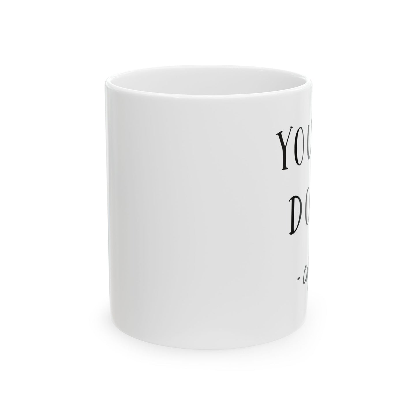 Bedruckte Kaffeetasse – 11oz (330 ml) – „Do It 3“ – robust & stilvoll