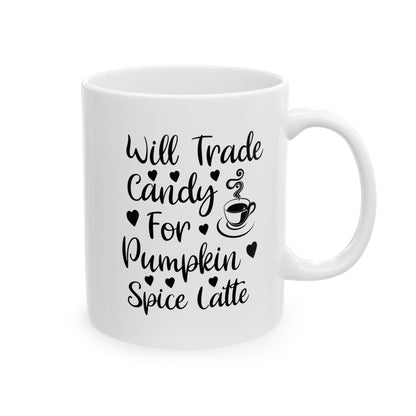 Bedruckte Kaffeetasse – 11oz (330 ml) – „Pumpkin Spice“ – robust & stilvoll