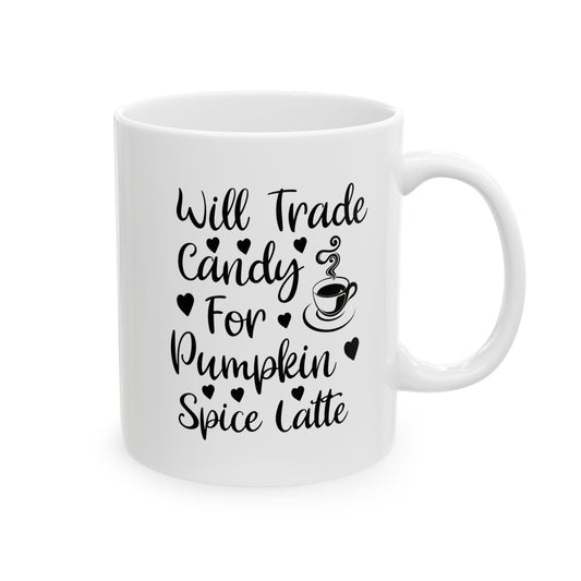 Bedruckte Kaffeetasse – 11oz (330 ml) – „Pumpkin Spice“ – robust & stilvoll