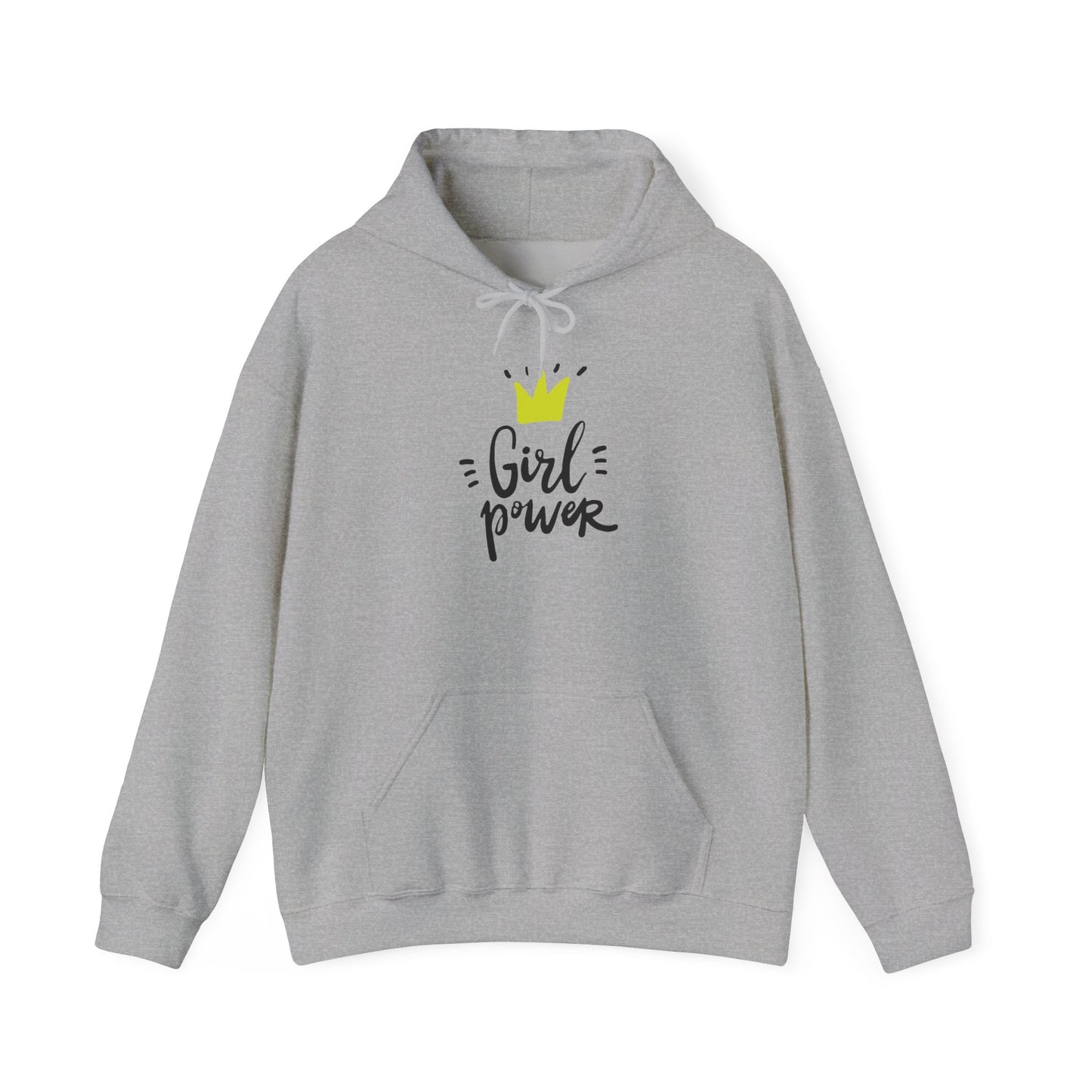 „Girl Power“ Artistic Unisex Hoodie – Unique Graphic Sweatshirt, Cozy Layer, Everyday Wear, Gift for Him/Her, Casual Fashion