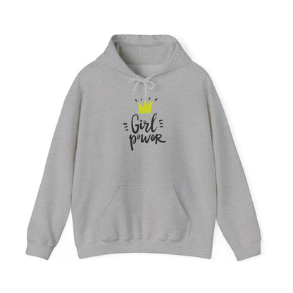 „Girl Power“ Artistic Unisex Hoodie – Unique Graphic Sweatshirt, Cozy Layer, Everyday Wear, Gift for Him/Her, Casual Fashion