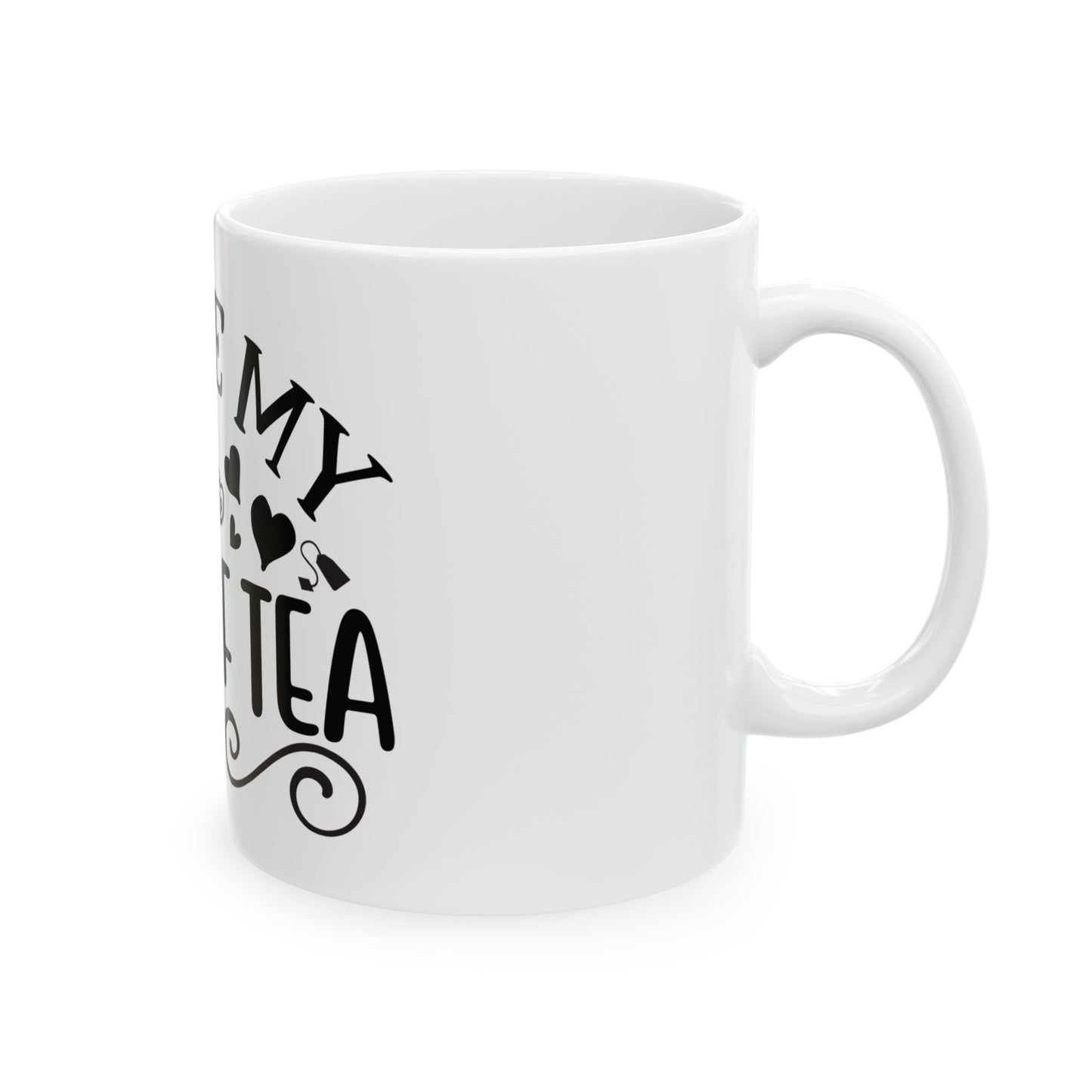 Bedruckte Kaffeetasse – 11oz (330 ml) – „Cup of Tea 7“ – robust & stilvoll