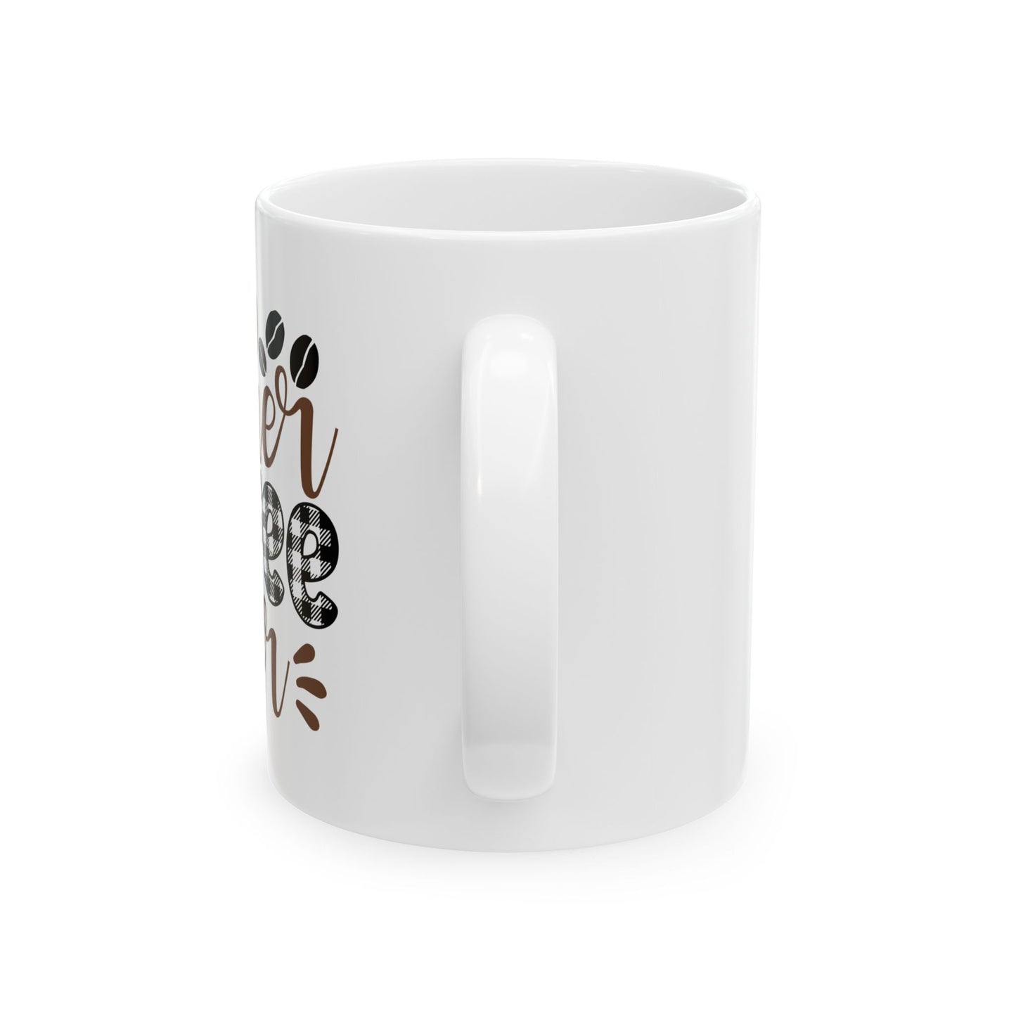 Bedruckte Kaffeetasse – 11oz (330 ml) – „Wife“ – robust & stilvoll