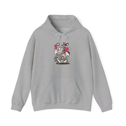„Walking Car“ Hoodie – Unisex Streetwear Style