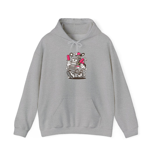 „Walking Car“ Hoodie – Unisex Streetwear Style