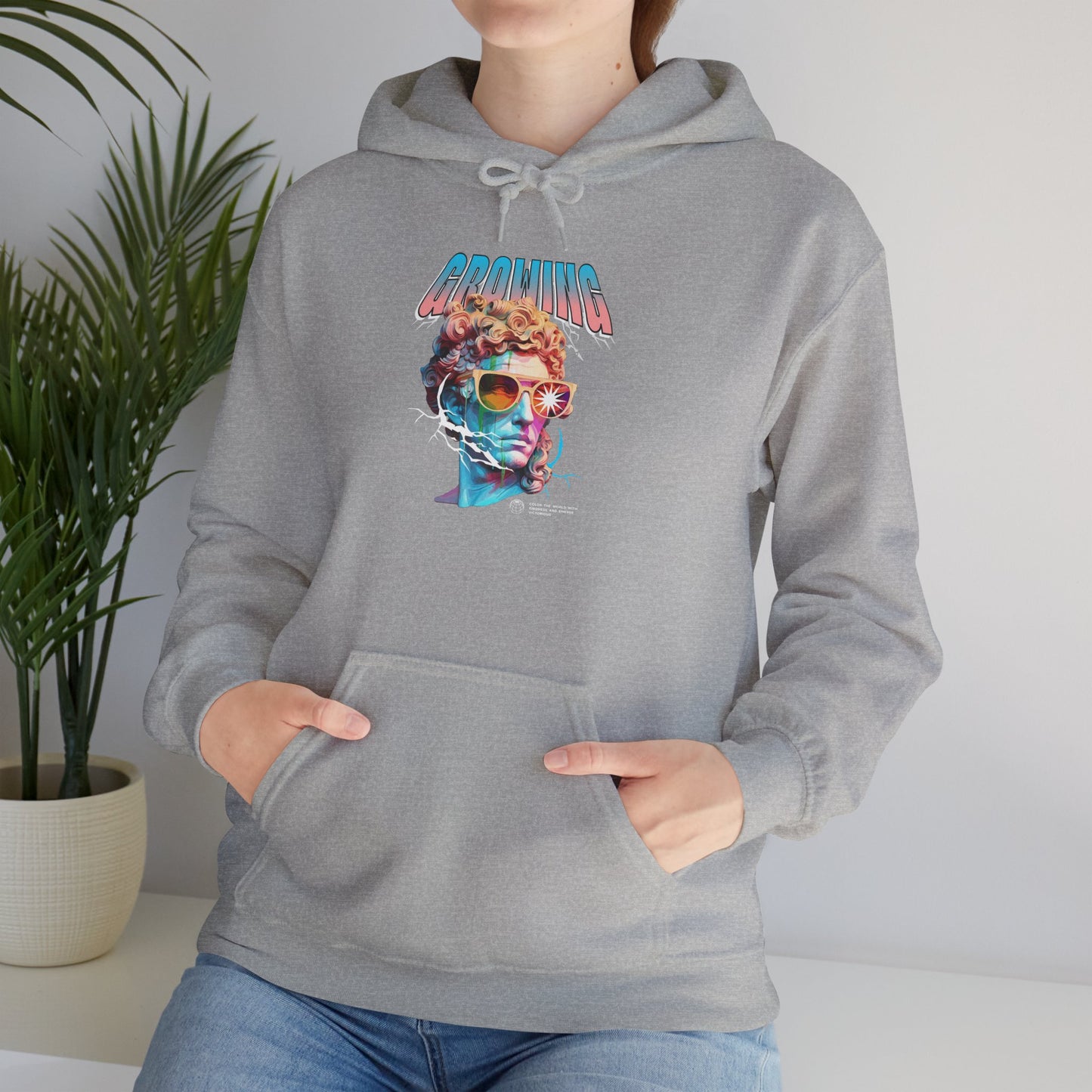 "Growing" Kapuzenpullover – Moderner Streetwear Look