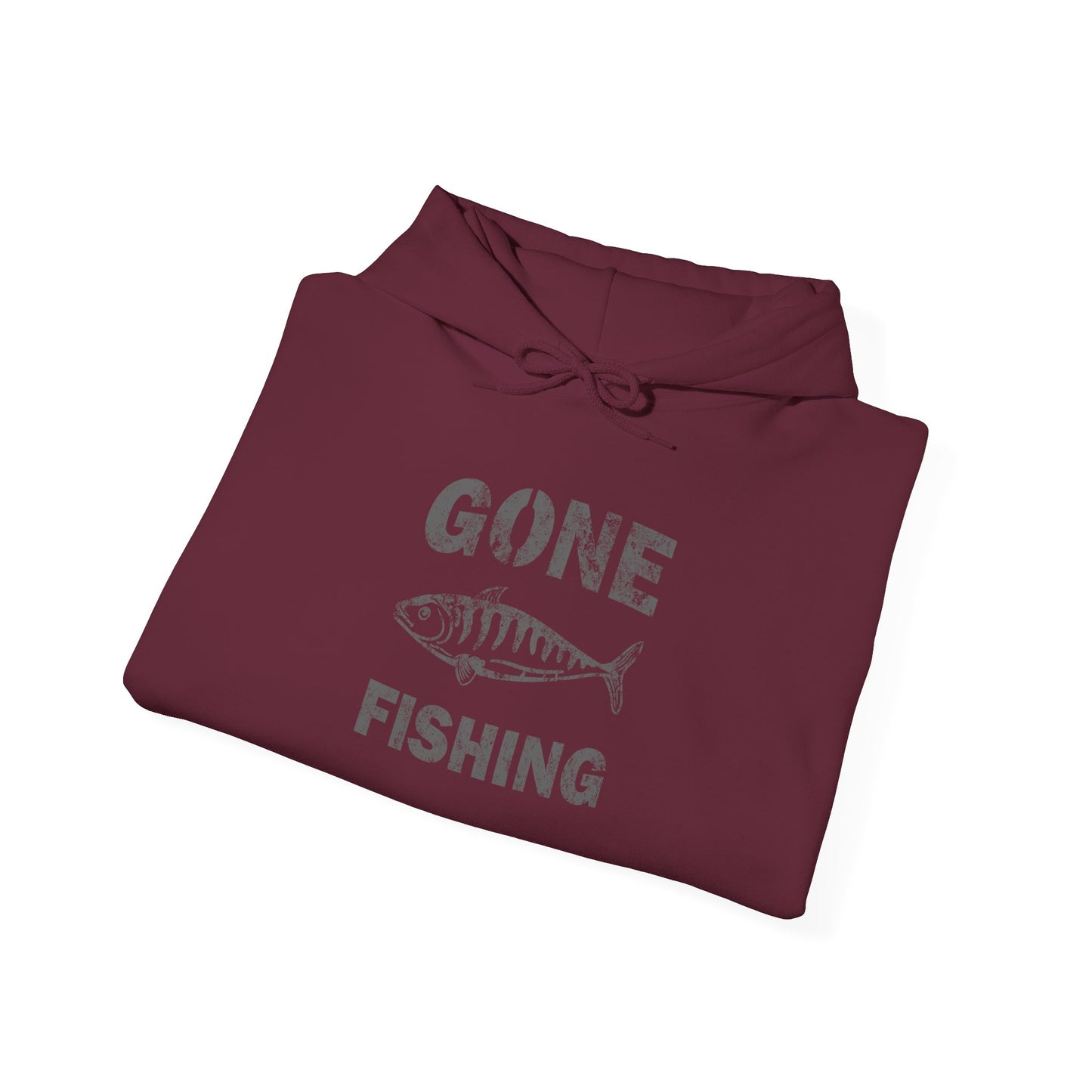 "Gone Fishing" Kapuzenpullover – Moderner Streetwear Look