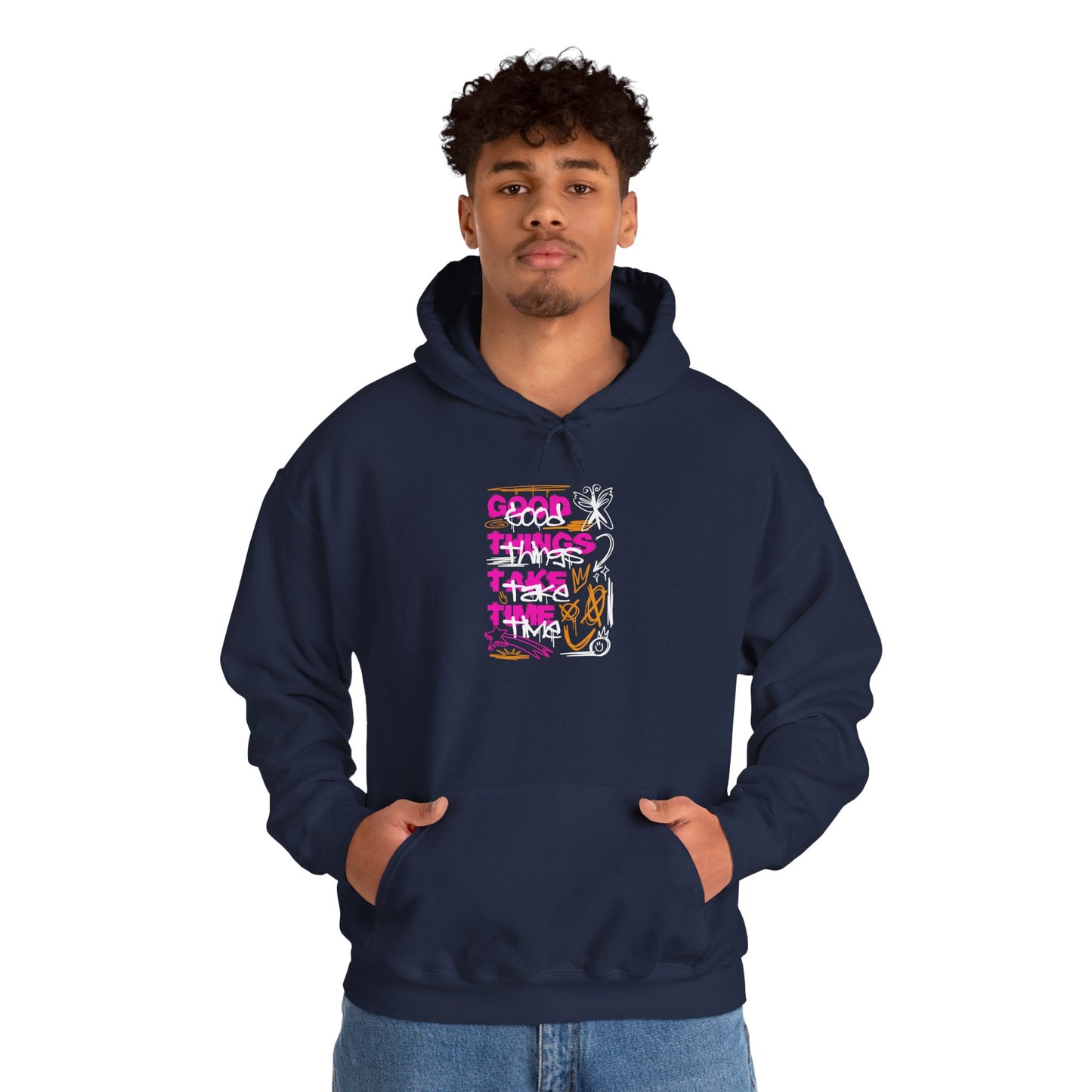 "Good Things" Kapuzenpullover – Moderner Streetwear Look
